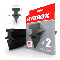HYBROX Scheibenwischergummi für VOLVO Scheibenwischer XC60, S60, V60 ab BJ 2019