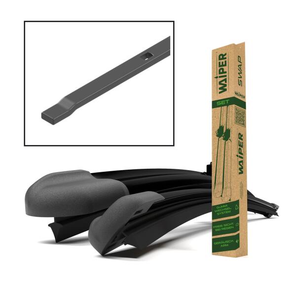 WAIPER FRONT Scheibenwischer für Renault - Fluence (2010 - 2018) - Fahrzeuge mit Steckbefestigung