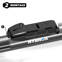 HYBROX FRONT Scheibenwischer für Smart - Fortwo (2007 - 2014)