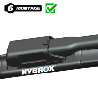HYBROX ULTRA U255X Front Scheibenwischer