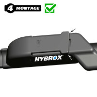 HYBROX FRONT Scheibenwischer für Hyundai - iX55 (2007 - 2012)