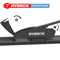 HYBROX FRONT Scheibenwischer für KIA - Carnival (2006 - 2020)